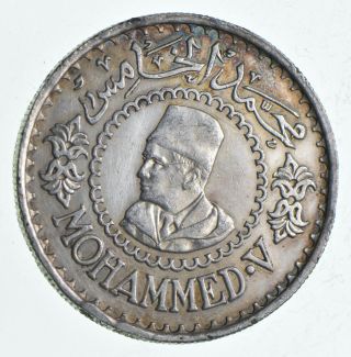 Silver - World Coin - 1956 Morocco 500 Francs - World Silver Coin 892