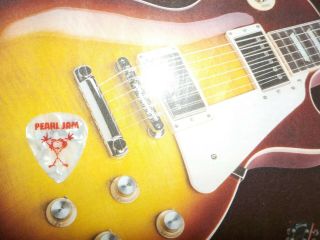 Pearl Jam - Michael Mccready " Signature " Band Logo " Mcmelty " Guitar Pick