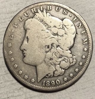 1890 - Cc Morgan Silver $1 Dollar