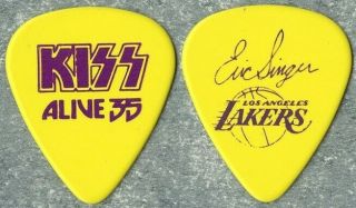 Kiss Eric Singer Authentic 2009 Alive 35 Tour Los Angeles Lakers Guitar Pick