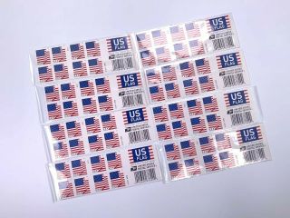 Usps Us Flag Forever Stamps,  8 Books Of 20 2017 Stamps - 160 Stamps Total