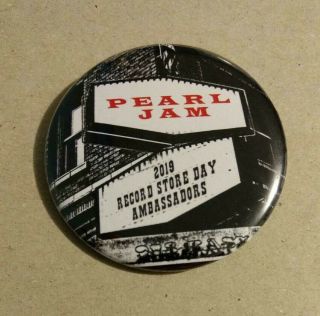Pearl Jam Record Store Day 2019 Ambassadors 2 " Pin Easy Street Rsd.  Not Vinyl