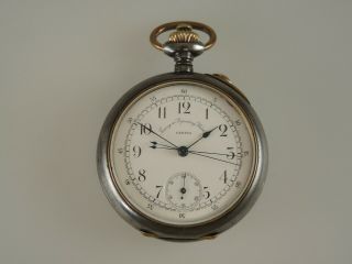 Swiss Split Seconds Pocket Watch By Timing & Repeating Watch Co C1910
