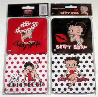 Betty Boop Set Of 4 Large Collectible Coasters.