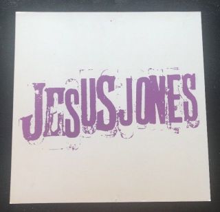 Jesus Jones 1989 Debut Album Liquidizer promo poster flat In Record Store 2