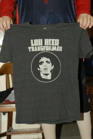 Lou Reed Transformer T Shirt Large Velvet Underground Heroin Nico