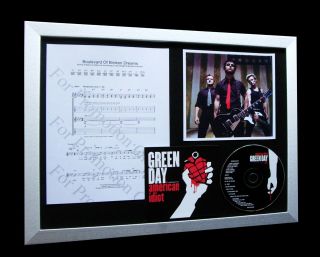 Green Day Boulevard Of Dreams Top Quality Ltd Framed Cd Display,  Fast Global Ship