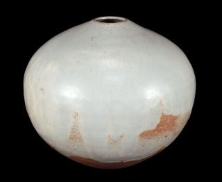 Vintage Beatrice Wood Beato California Studio Art Pottery Moon Vase Pot W/ Book