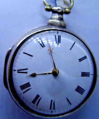 An Old Pair Case Pocket Watch By Elliot 1817