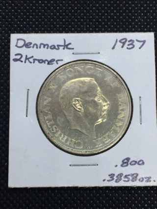 Denmark 2 Kroner 1919 - 1937 15 Mai Commemorating Christian X. 2