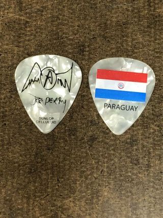 Aerosmith Paraguay Joe Perry Guitar Pick 4