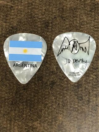 Aerosmith Argentina Joe Perry Guitar Pick 3