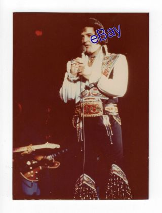 Elvis Presley Kodak Concert Photo - Gypsy Jumpsuit 1975 - Jim Curtin