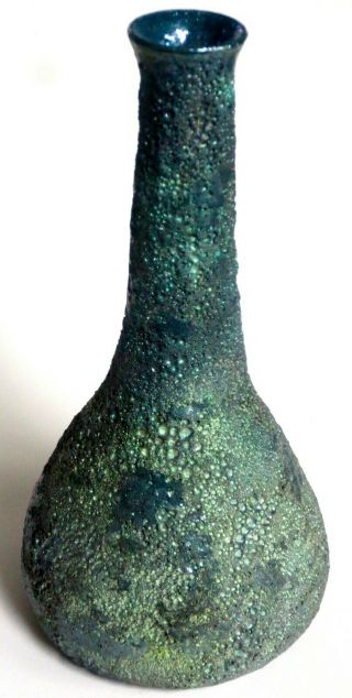 California Pottery Beatrice Wood Studio Clay Art Vase Unusual Lava Glaze
