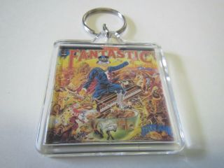 Elton John Captain Fantastic And The Brown Dirt Cowboy Cover Keyring Keychain