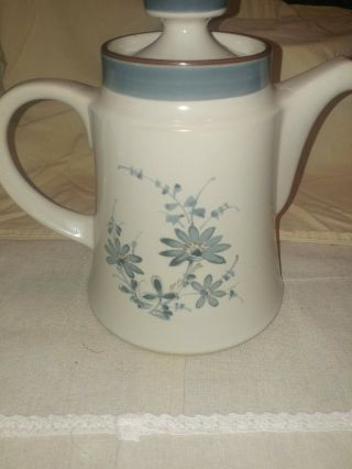 Noritake Stoneware Pleasure Pattern Coffee/tea Pot