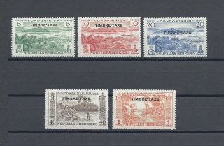 Hebrides (french) 1957 Sg 107/11 Mnh Cat £20