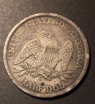 1863 S Seated Liberty Half Dollar 50c Us Silver One Half Dollar Low Mintage