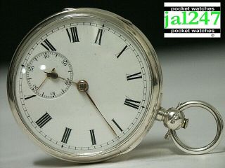 1897 Chester.  John Forrest London Maker To The Admiralty.  Silver Pocket Watch