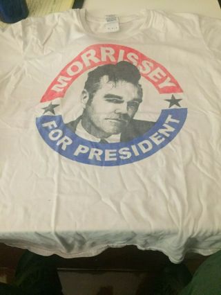 Morrissey For President 2015 Tour Shirt