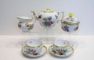 Herend Queen Victoria - Tea Set for 2 Persons 2