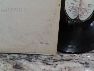 THE BEATLES THE WHITE ALBUM - NUMBERED 1968 PRESSING APPLE LABELS SWBO 101 2