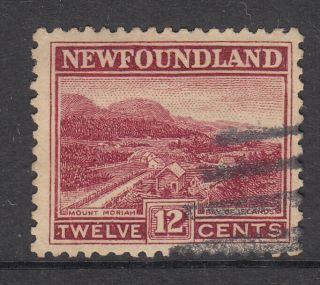 Newfoundland 1923 - 24 12c Mount Moriah Bay Of Islands Sg 159 Cv £19