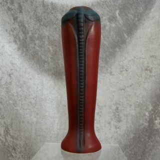 Rare Van Briggle Pottery 10” Dragonfly Vase 398,  Mulberry,  Circa 1920’s 3