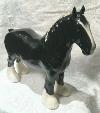 Vintage Beswick Shire Horse - 818 Collectors Club Issue