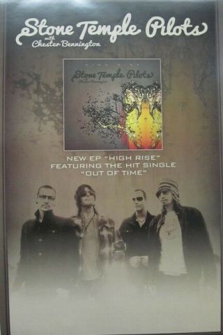 Stone Temple Pilots 2013 Promotional Poster Old Stock Flawless