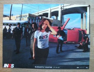 Inxs - Elegantly Wasted - 1997 - Music Press Advert Poster 30 X 22 Cm - Wall Art
