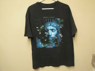 Black,  Jimi Hendrix,  " Sweet Angel " T - Shirt.  Size L.