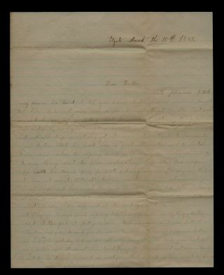 1863 Wiota,  Wi - Civil War Letter To Brother In 23rd Wisconsin Infantry