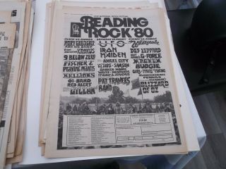 Reading Rock 1980 Ufo.  Whitesnake,  Iron Maiden,  Rory Gallagher