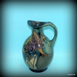 Vintage Arts - Crafts Gouda Z - Holland Holland Folk High Glaze Jugendstil Vase