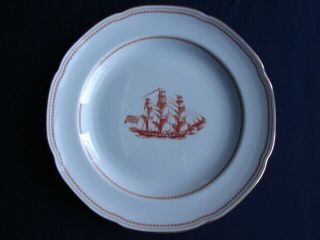Set of 4 Spode RED TRADE WINDS 5 - 7/8 