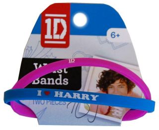 1d One Direction Wrist Band 2 - Pack: Harry