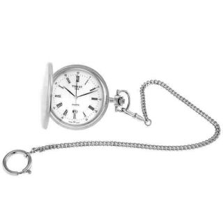 Tissot Savonnettes Stainless Steel Pocket Watch T83.  6.  553.  13