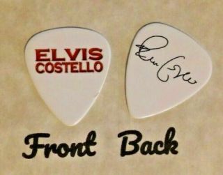 Elvis Costello Band Logo Signature Guitar Pick - Q