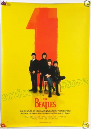 The Beatles 1 Taiwan Promo Poster 2015
