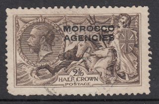 Morocco Agencies (british) 1914 - 31 2/6d Seahorse Sg 50 Cv £65