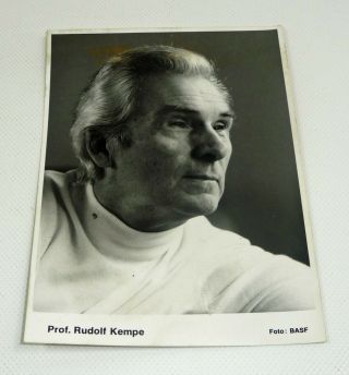 Rudolf Kempe (conductor) - Official Basf Xl Publicity Photo 13 X 18cm Classical