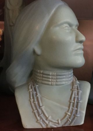 Van Briggle Pottery Limited Edition Bust Of Native American Sacajawea Large
