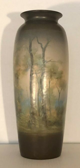 Rookwood Large Scenic Vellum Vase Ed Diers 1915 2