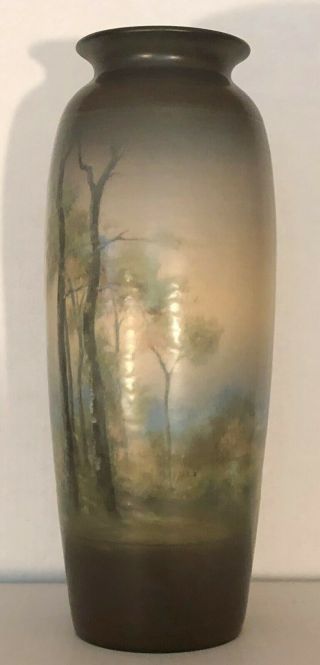 Rookwood Large Scenic Vellum Vase Ed Diers 1915 3