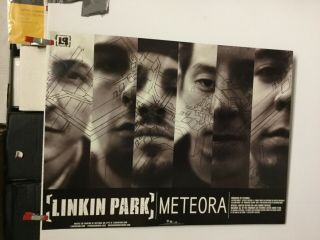 Linkin Park “meteora”.  2 - Sided.  2003 Promo Poster.