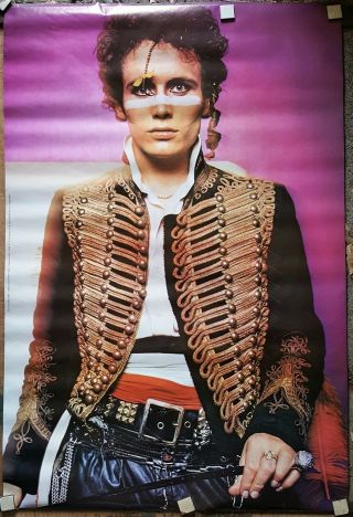 Adam Ant 1983 Poster Approx 24.  5 " X34 " /