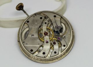 Antique Ulysse Nardin Pocket Watch 19 Lignes Movement & 47mm Dial