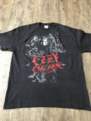 2010 Ozzy Osbourne Scream Shirt - - Adult Xl