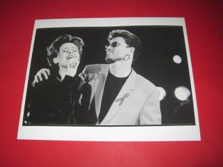George Michael Lisa Stansfield 10x8 Inch Promo Press Photo